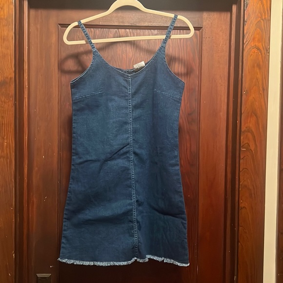 None Dresses & Skirts - Short Jean Dress